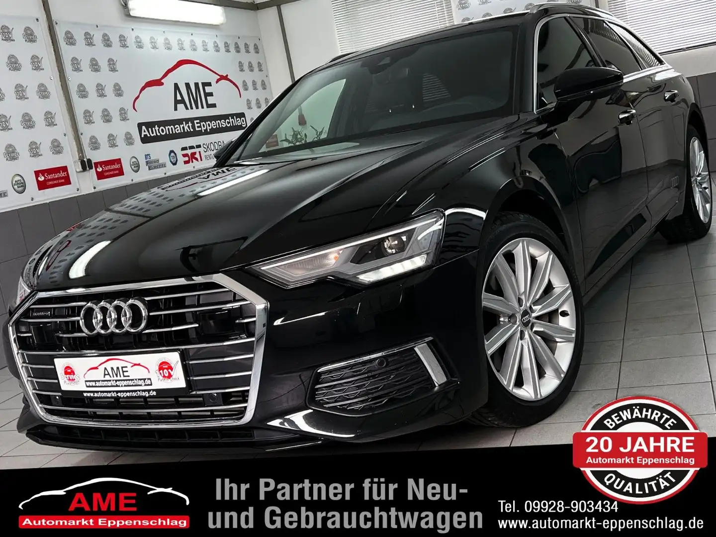 Audi A6 Avant 45TDI quattro design *MHEV|Leder|ACC* Negro - 1