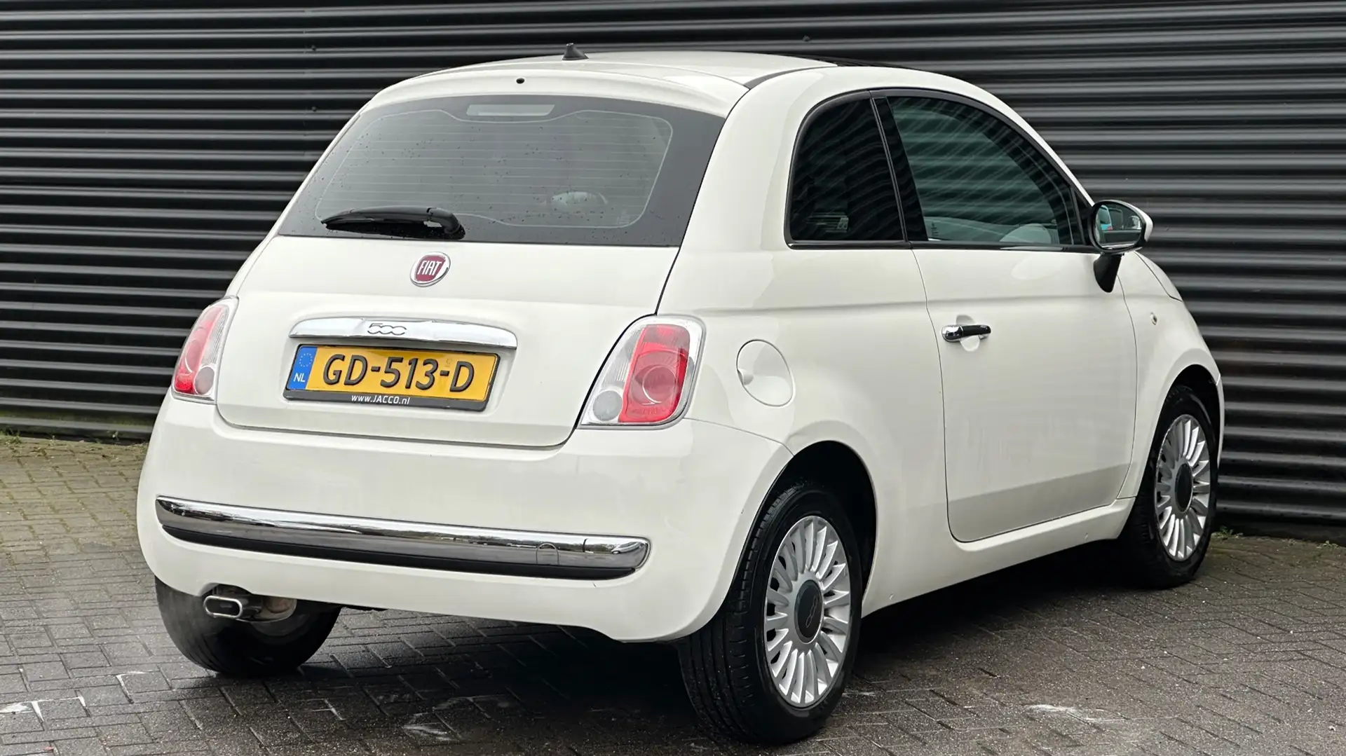 Fiat 500 1.2 Lounge | Panoramadak | Automaat | Airco | Navi Weiß - 2