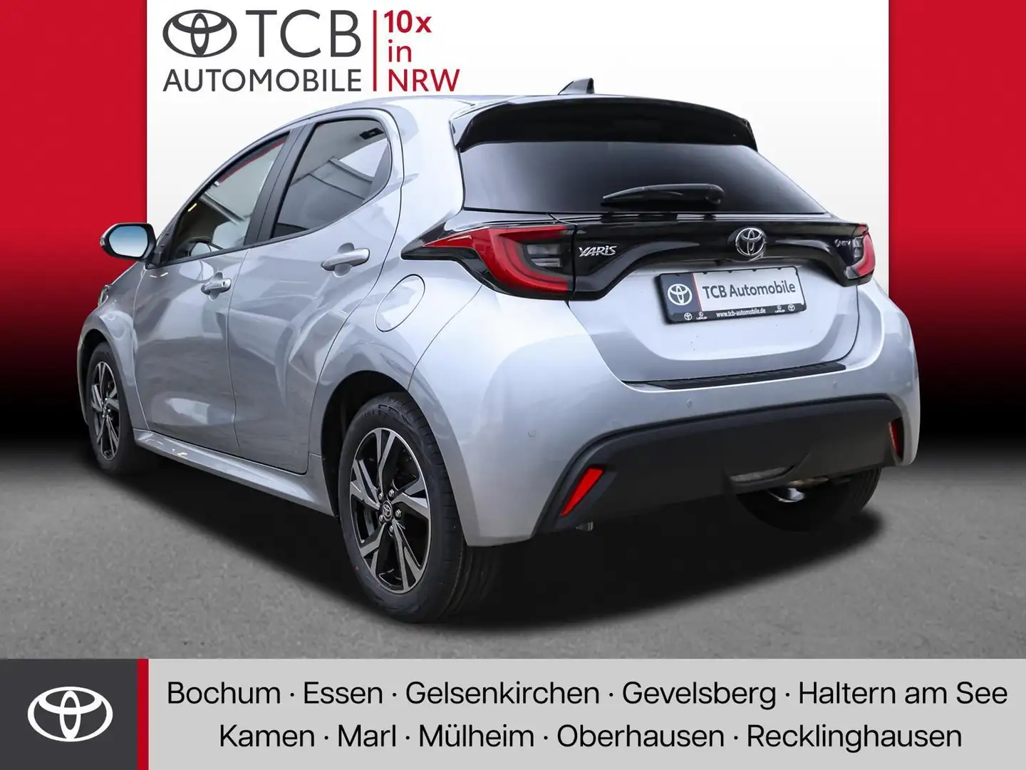 Toyota Yaris 1.5 Hybrid Teamplayer  KAMERA SZHZ KLIMA ALU BT DAB APPLE ANDROID Plateado - 2