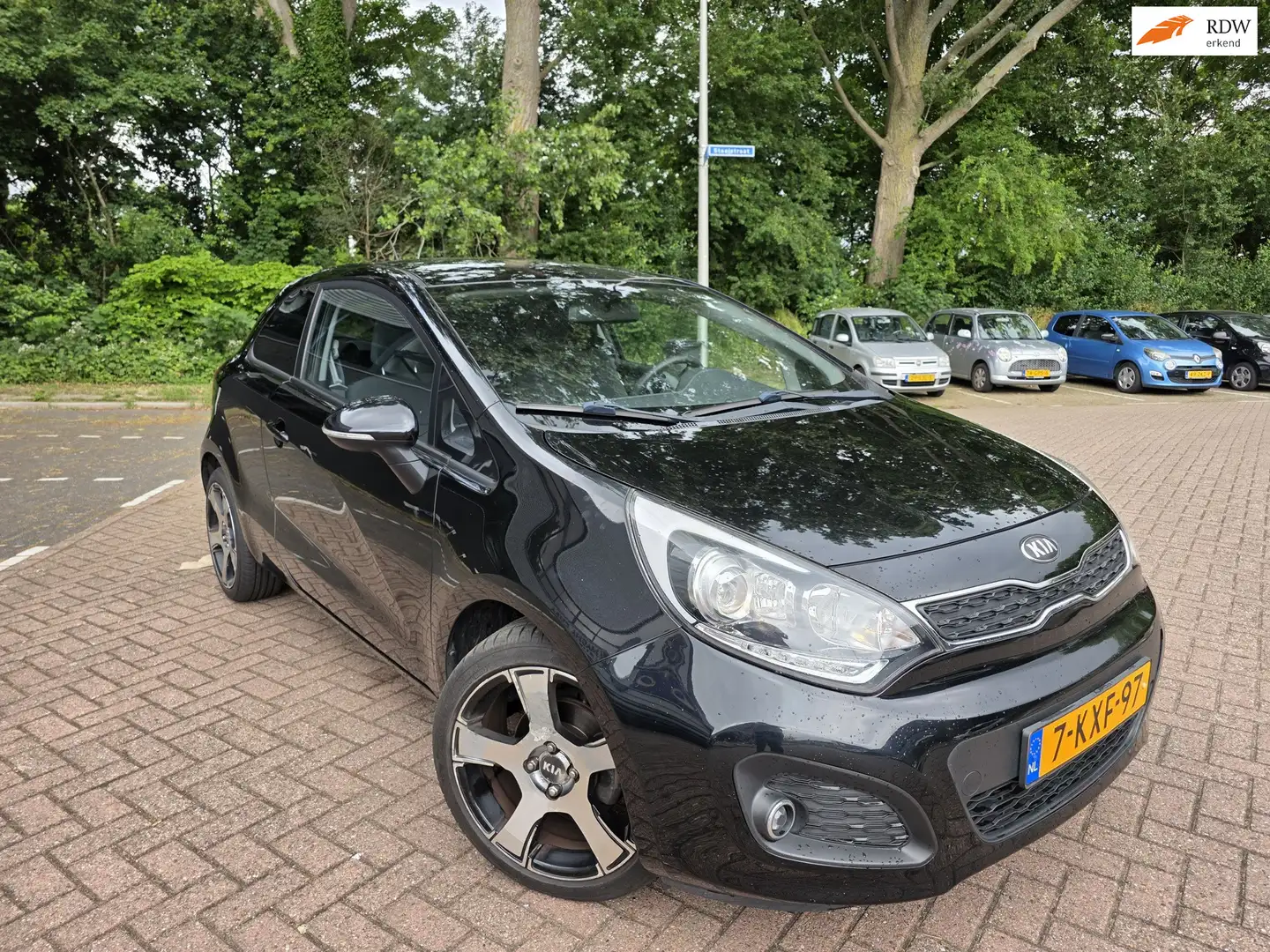 Kia Rio 1.2 CVVT Plus Pack NEW APk Airco Volledig onderhou Černá - 1