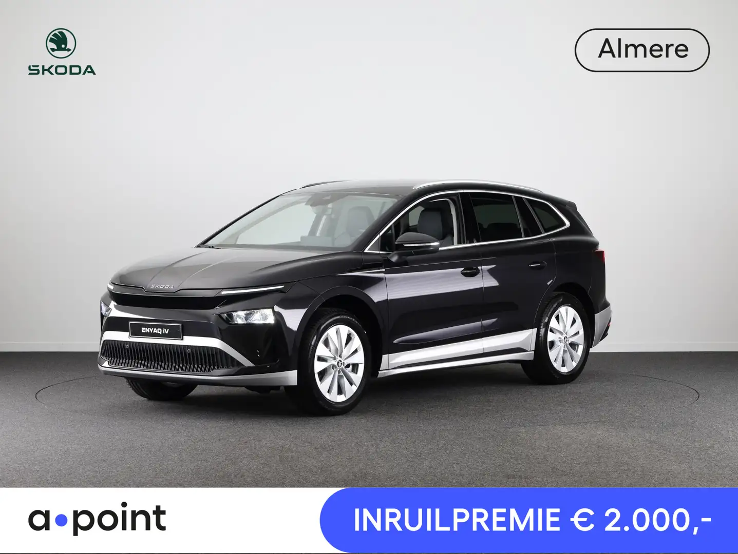 Skoda Enyaq 85 Selection 286 pk | Business Upgrade Pakket CLEV Zwart - 1