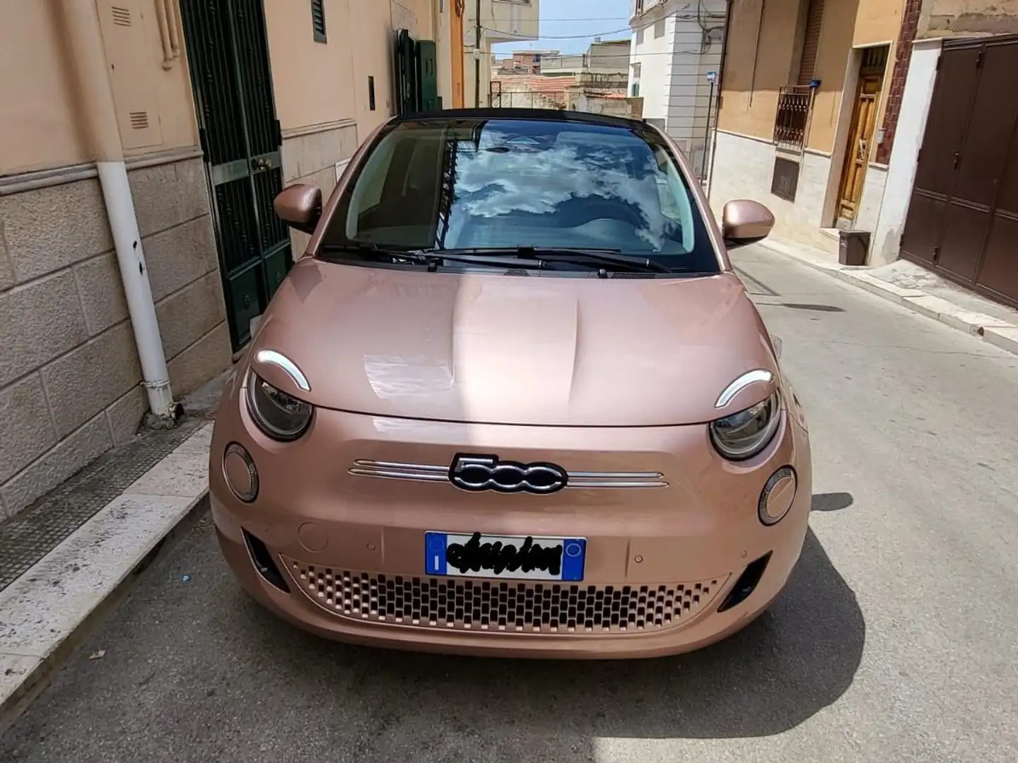 Fiat 500e icon + 42 kw Cabrio Oro - 1