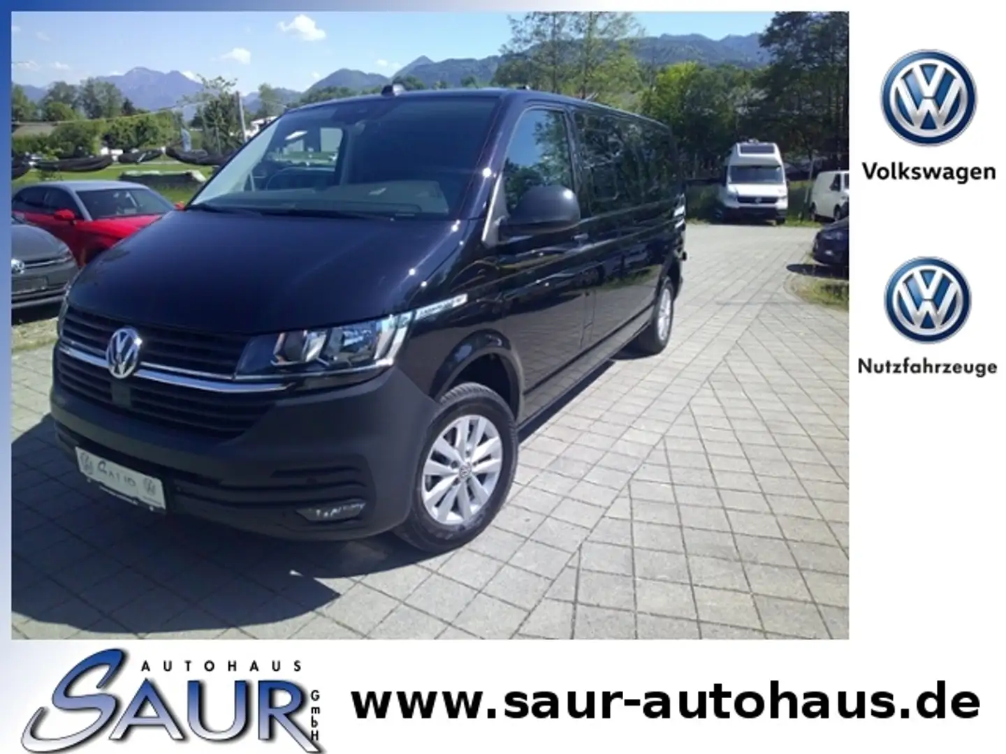 Volkswagen T6.1 Caravelle 2.0 TDI Trendline LR*AHK*Clima*Navi*R-Kamera*GRA* Schwarz - 1