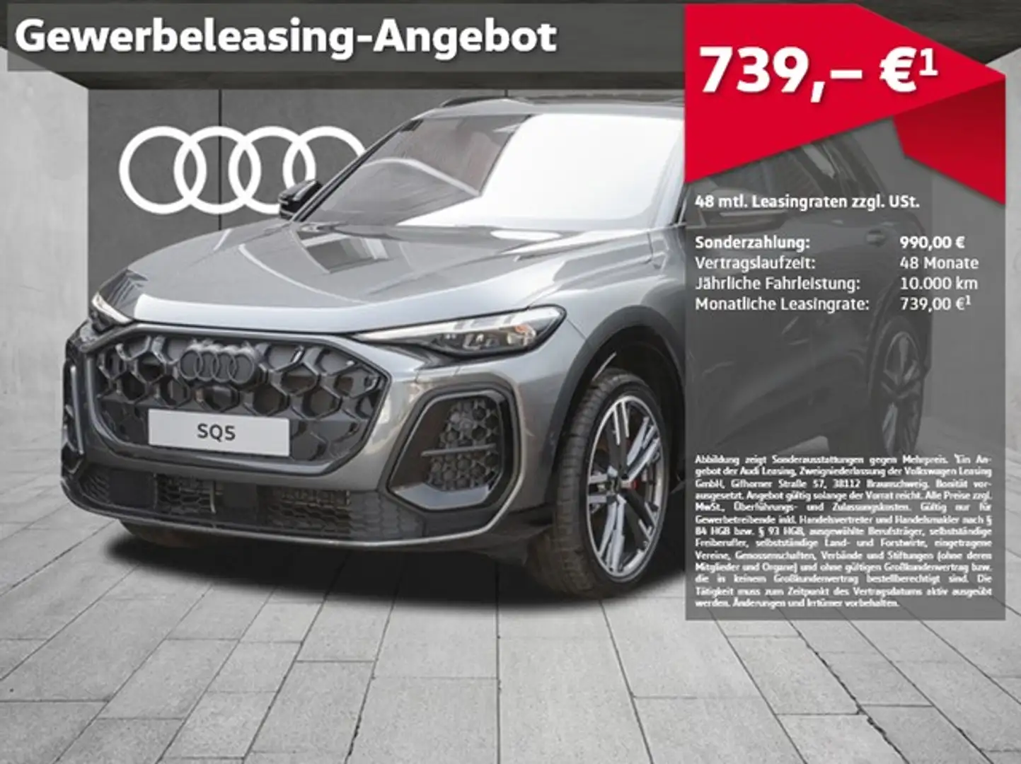 Audi SQ5 TFSI quattro UPE 99.750,00 EDITION ONE AHK PANO... Szürke - 1