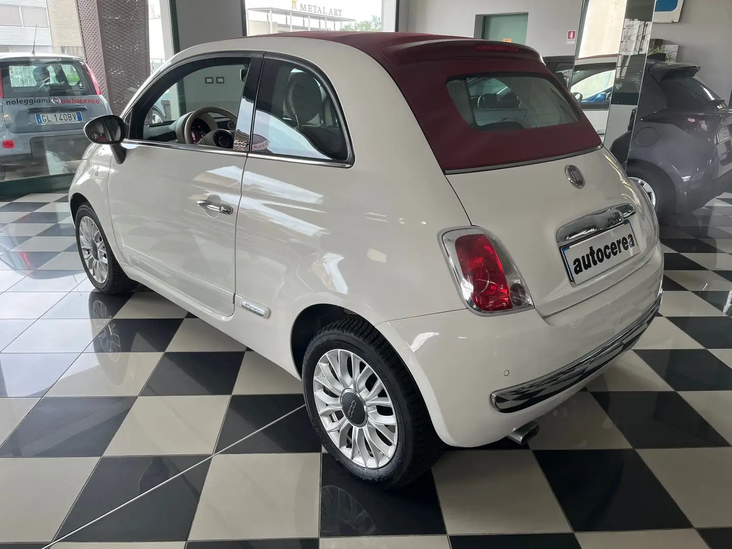 Fiat 500C 1.2 CABRIO LOUNGE - CAMBIO AUT. - KM 80.900 Bianco - 2