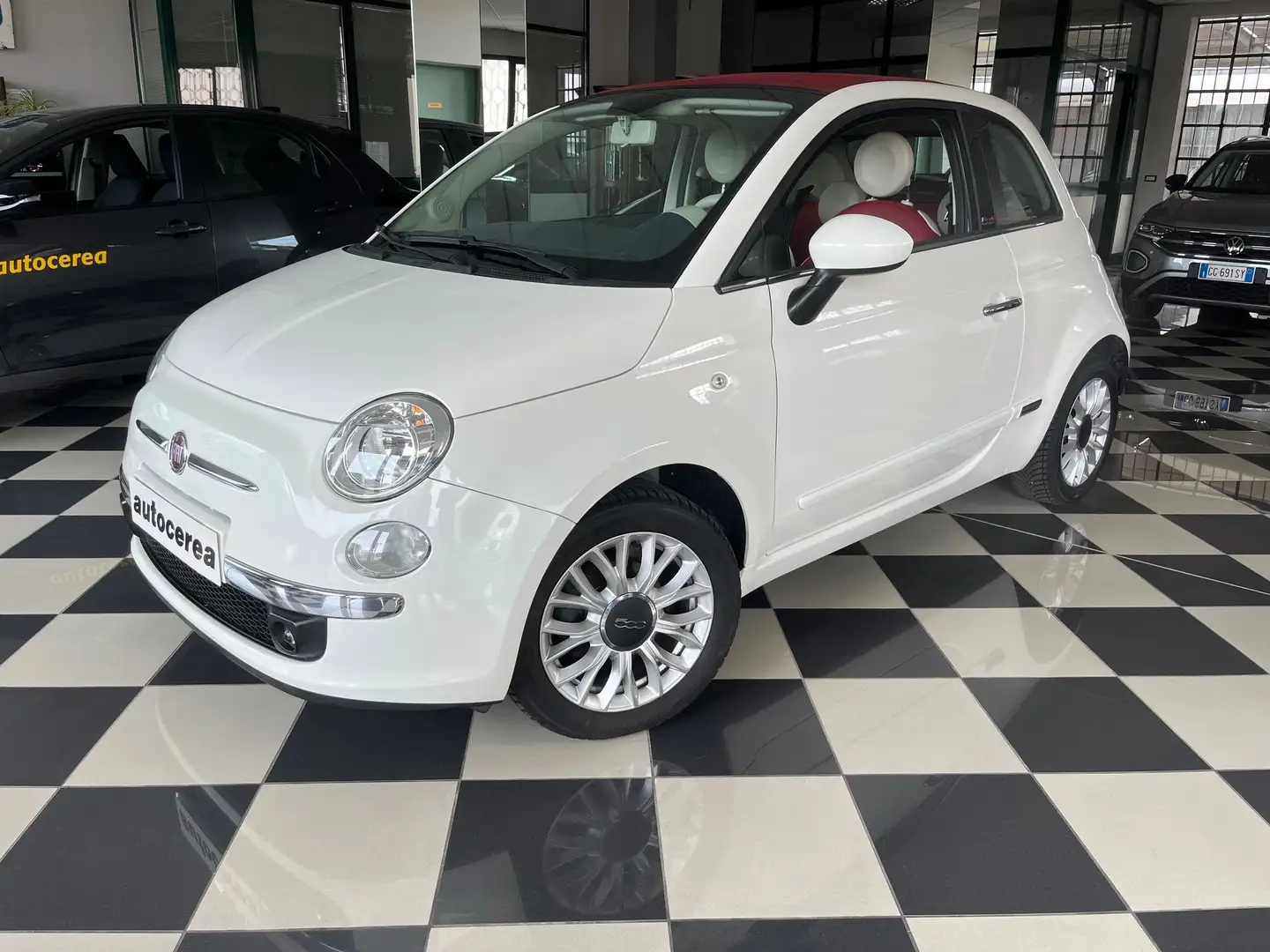 Fiat 500C 1.2 CABRIO LOUNGE - CAMBIO AUT. - KM 80.900 Bianco - 1