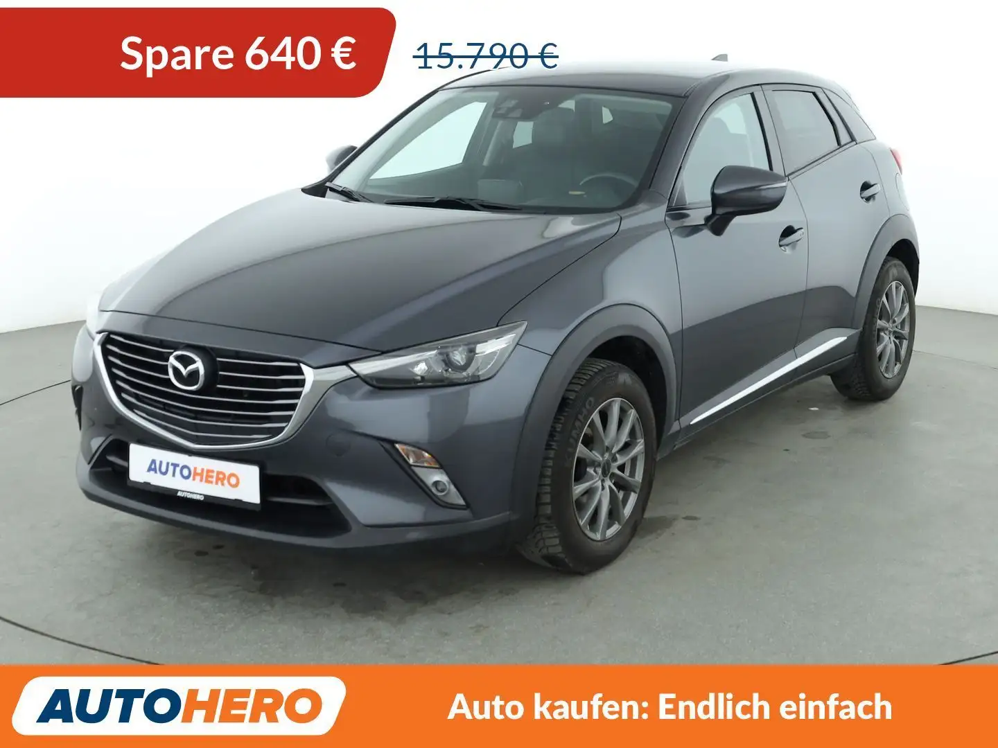 Mazda CX-3 2.0 Sports-Line *NAVI*HEAD-UP*LED*TEMPO*CAM*PDC* Grau - 1