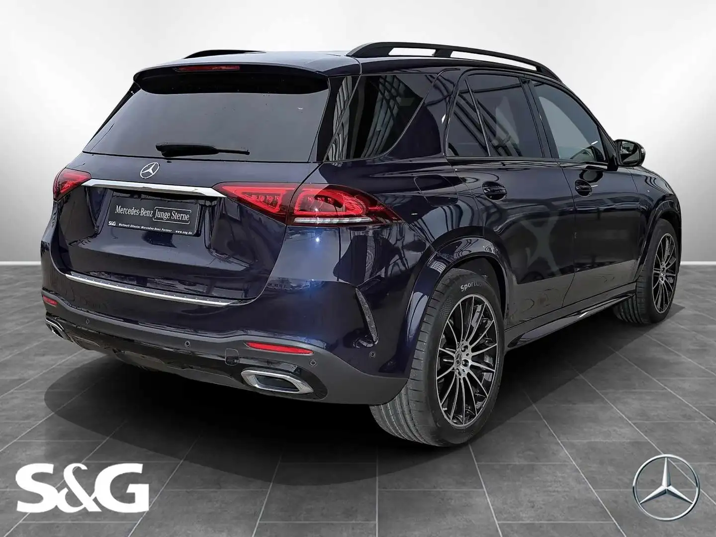 Mercedes-Benz GLE 400 d 4M AMG DISTRO+MEMORY+360°+HIFI+7 SITZE Blau - 2