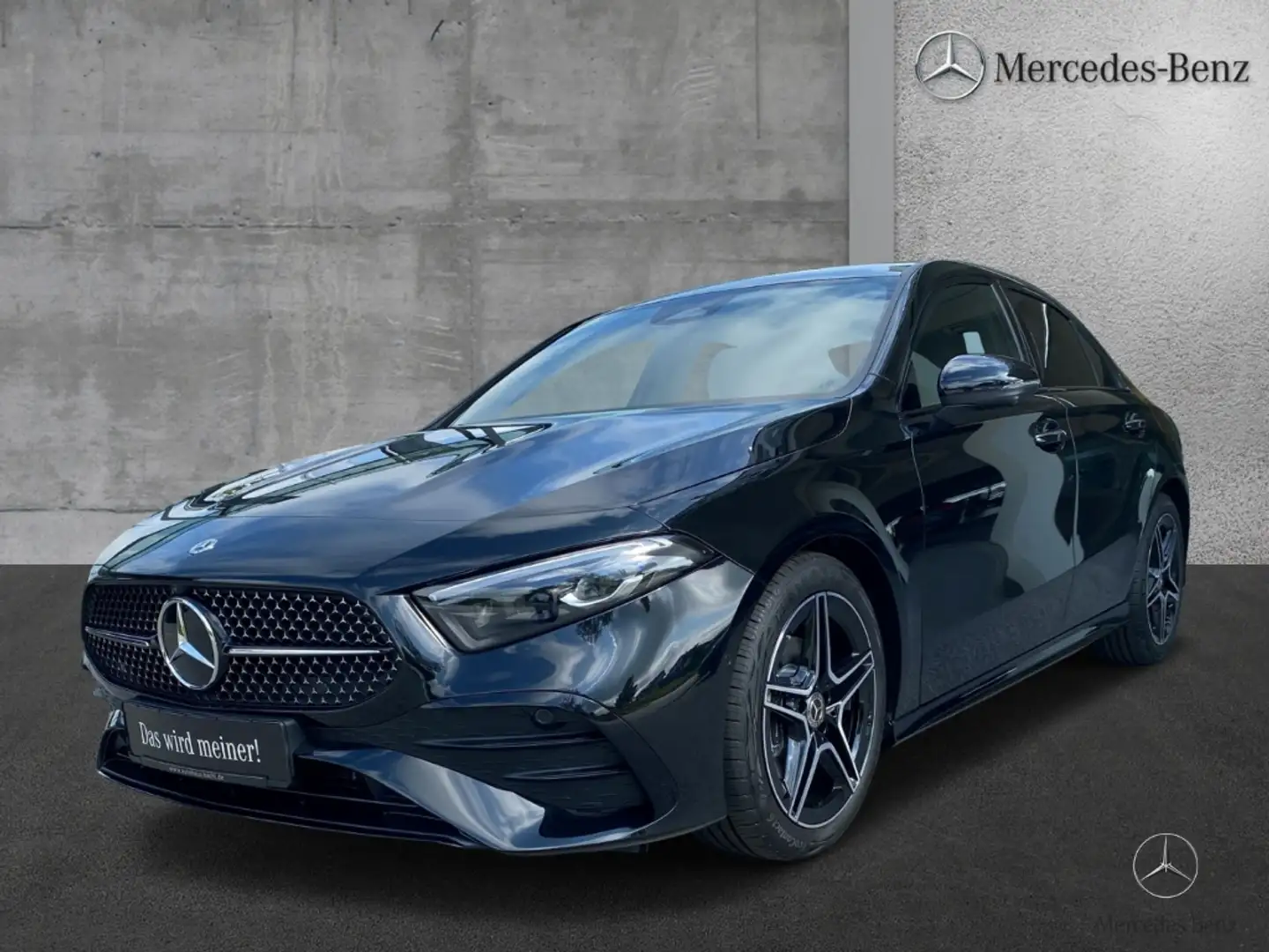 Mercedes-Benz A 200 LIMOUSINE+AMG+NIGHT+7G-DCT+LEDER+AHK+KAM360 Noir - 1