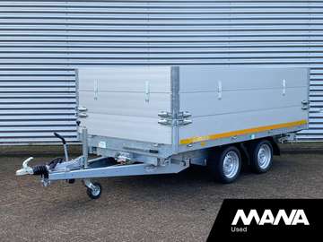 Driezijdige Kipper 2 assen 330X180 cm Geremd