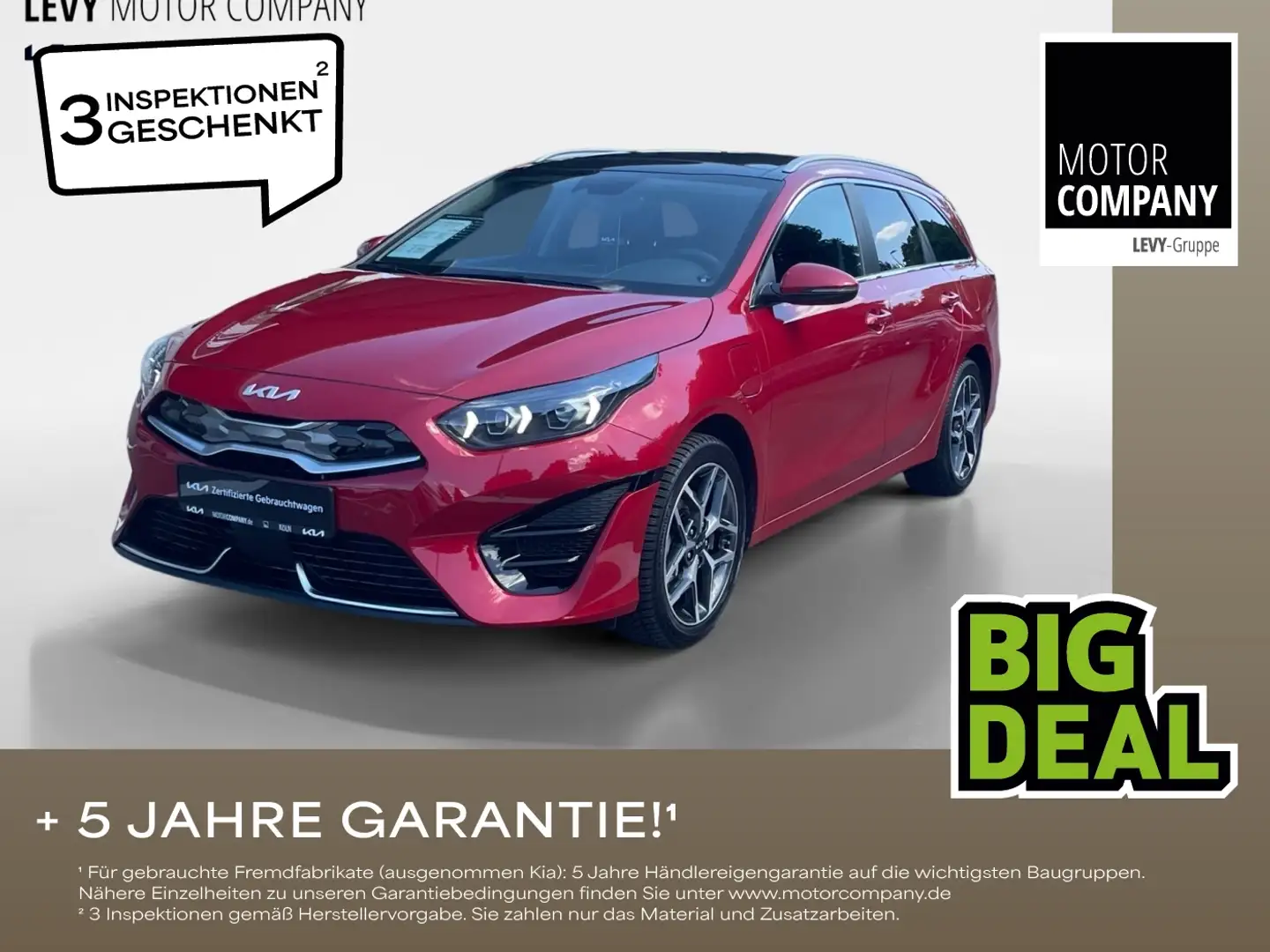 Kia Ceed SW / cee'd SW Ceed Sportswagon +PHEV+Platinum +Panorama+Leder++ Roşu - 1