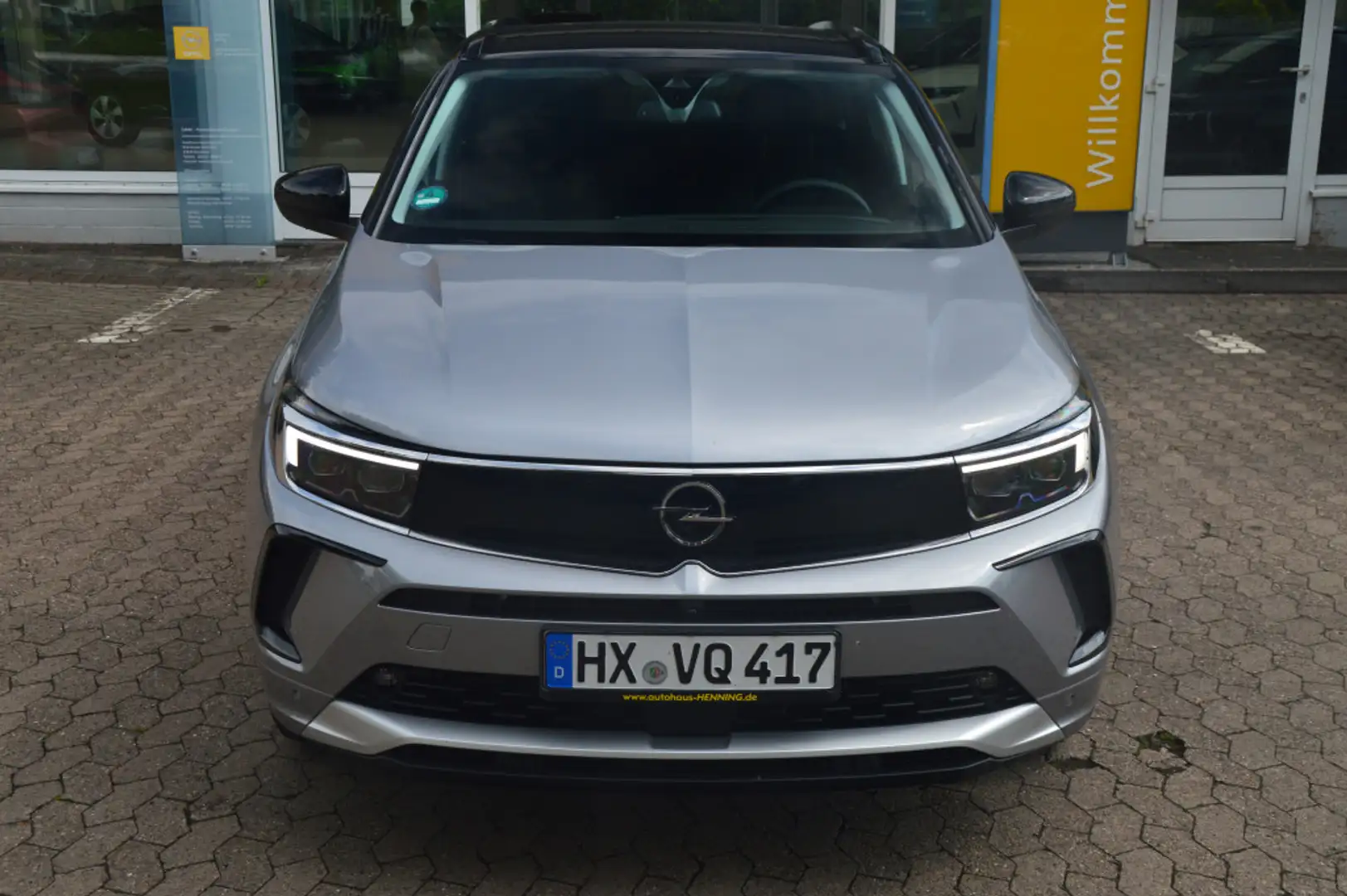 Opel Grandland 1.2 Ultimate Automaitk **Leder**AGR-Sitze**Navi-Pr Grijs - 2