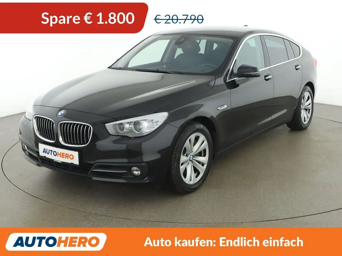 BMW 520 520d GT Aut. *XENON*PDC*NAVI*SHZ* Schwarz - 1