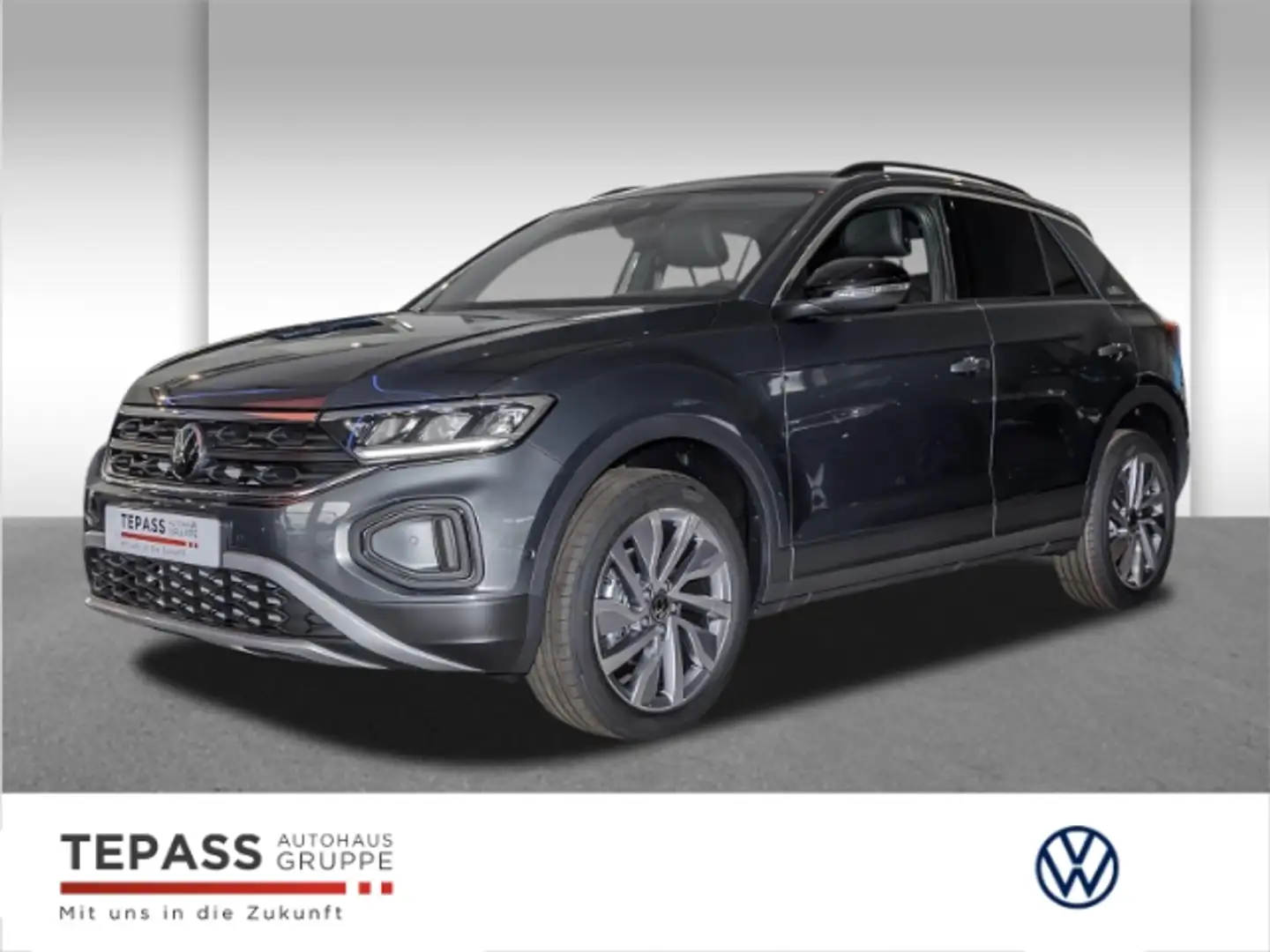 Volkswagen T-Roc 1.5 TSI Goal LED NAVI AHK SHZ PDC Grau - 1