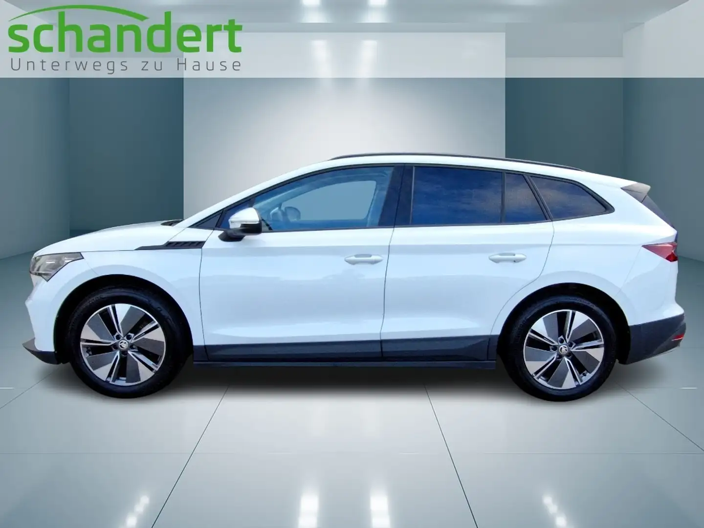 Skoda Enyaq 60 Loft Matrix Navi AHK Klimaautomatik Weiß - 2