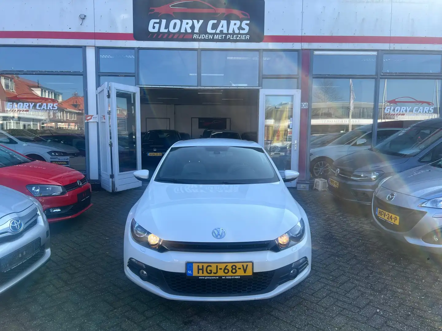 Volkswagen Scirocco 1.4 TSI Edition LIFE PAKKET- NAVI-PDC-BLUETOOTH-XE Wit - 1