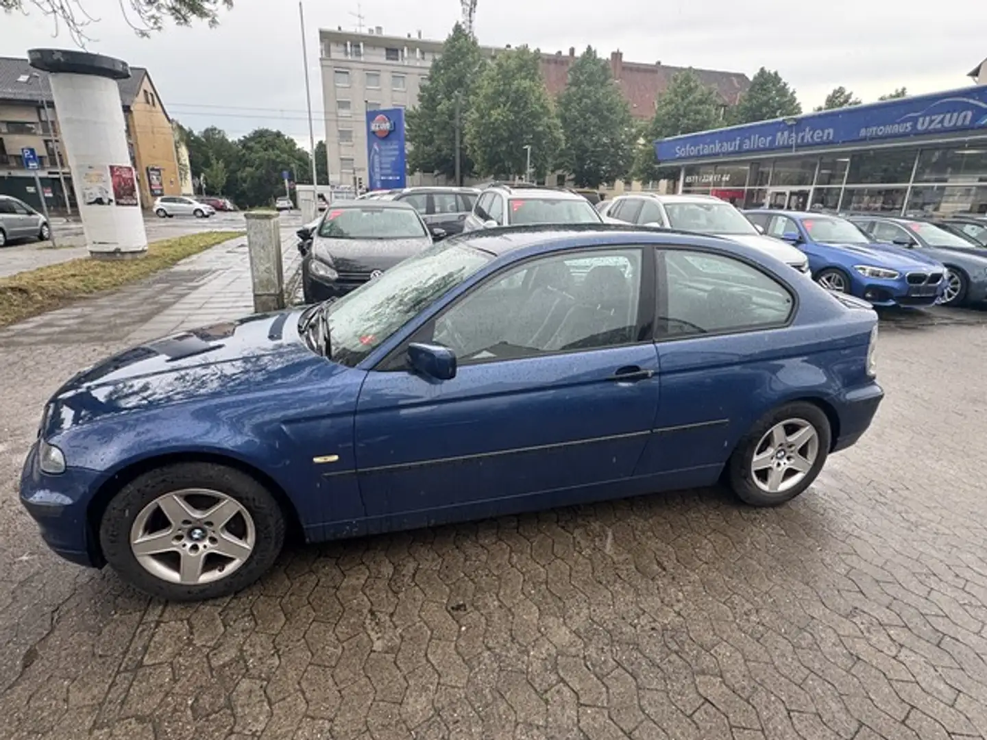 BMW 316 316ti compact Aut Klima T-Leder Allwetterreifen Синій - 1
