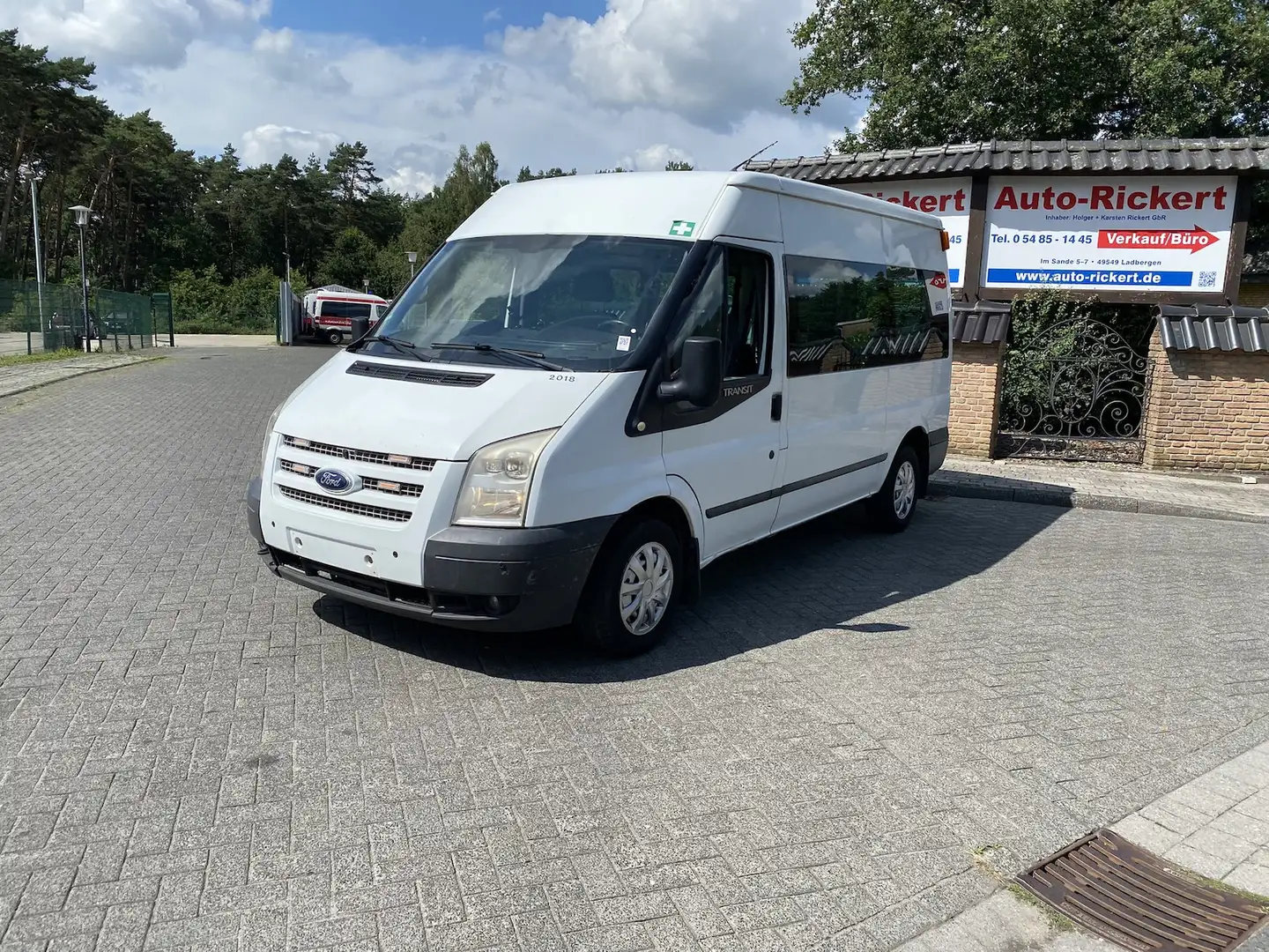 Ford Transit Trend Rollstuhlgerecht, Rampe, Systemboden Blanc - 2