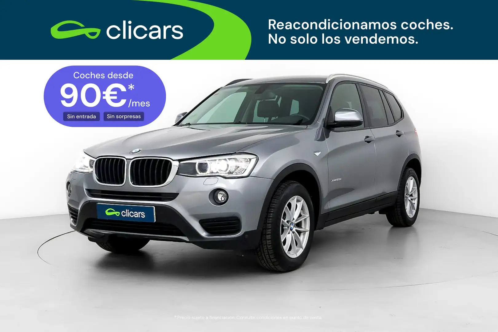 BMW X3 xDrive 20dA Gris - 1