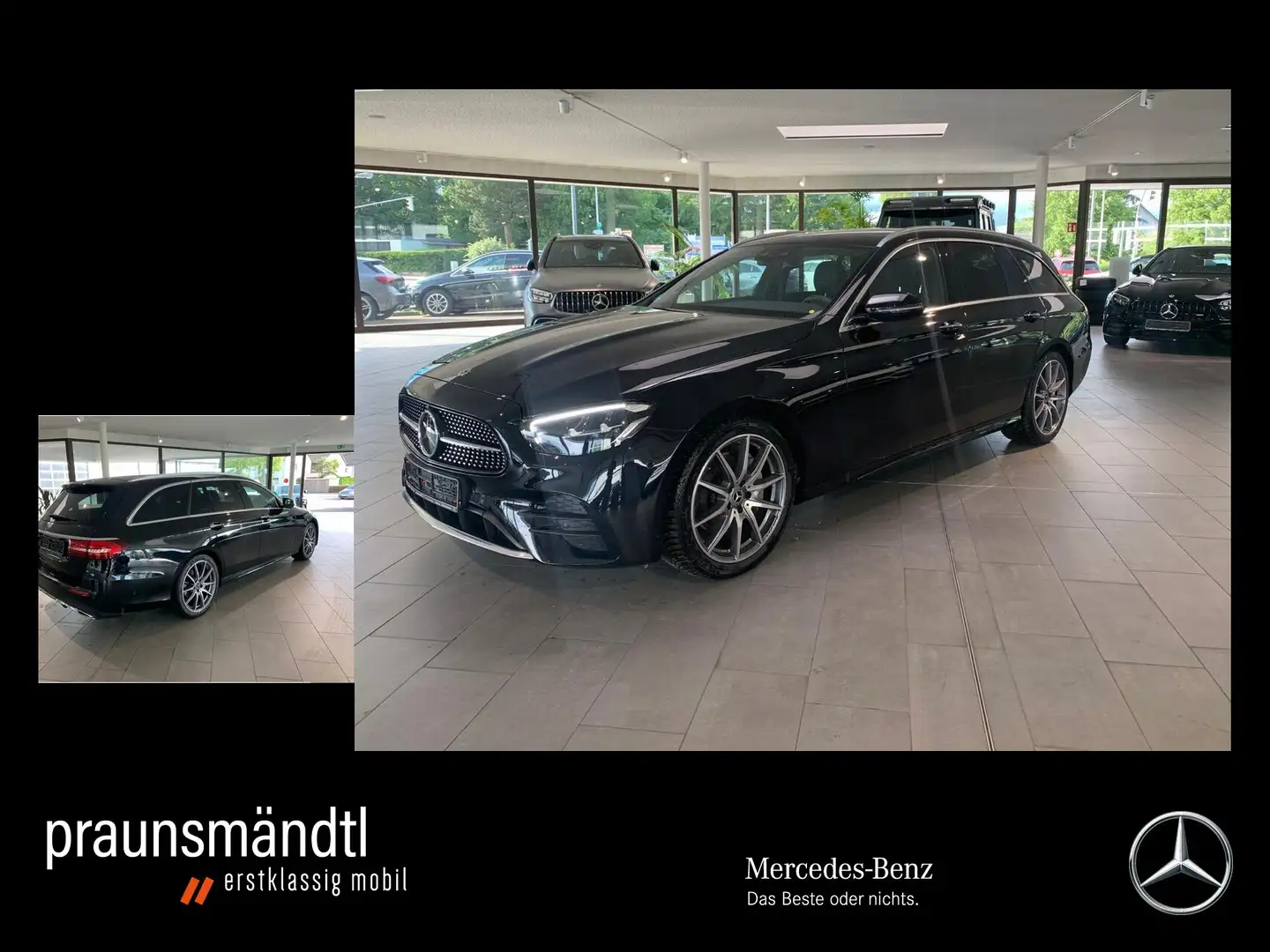 Mercedes-Benz E 220 d T AMG Night Distroni/Pano/AHK/Sound/MBUX Nero - 1