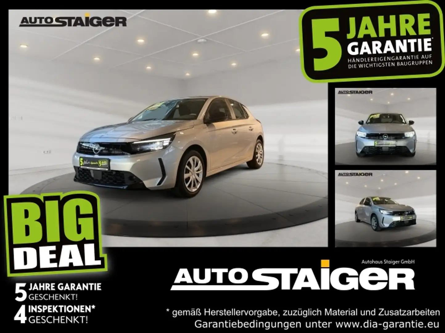 Opel Corsa F 1.2 Turbo Edition Sitzheizung Gris - 1