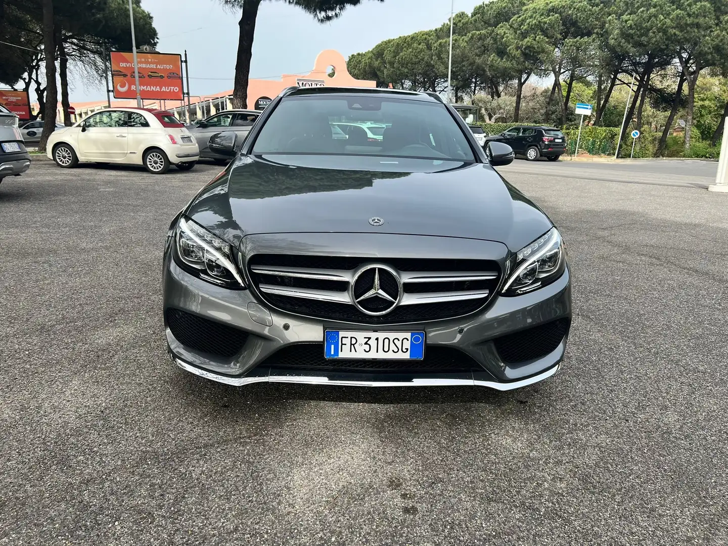 Mercedes-Benz C 220 C SW 220 d (bt) Premium auto Grau - 2