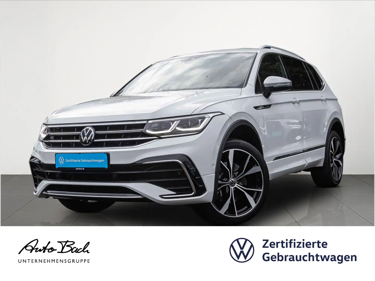 Volkswagen Tiguan Allspace 2.0 TDI DSG R-Line, Navi, LED-Ma Weiß - 1