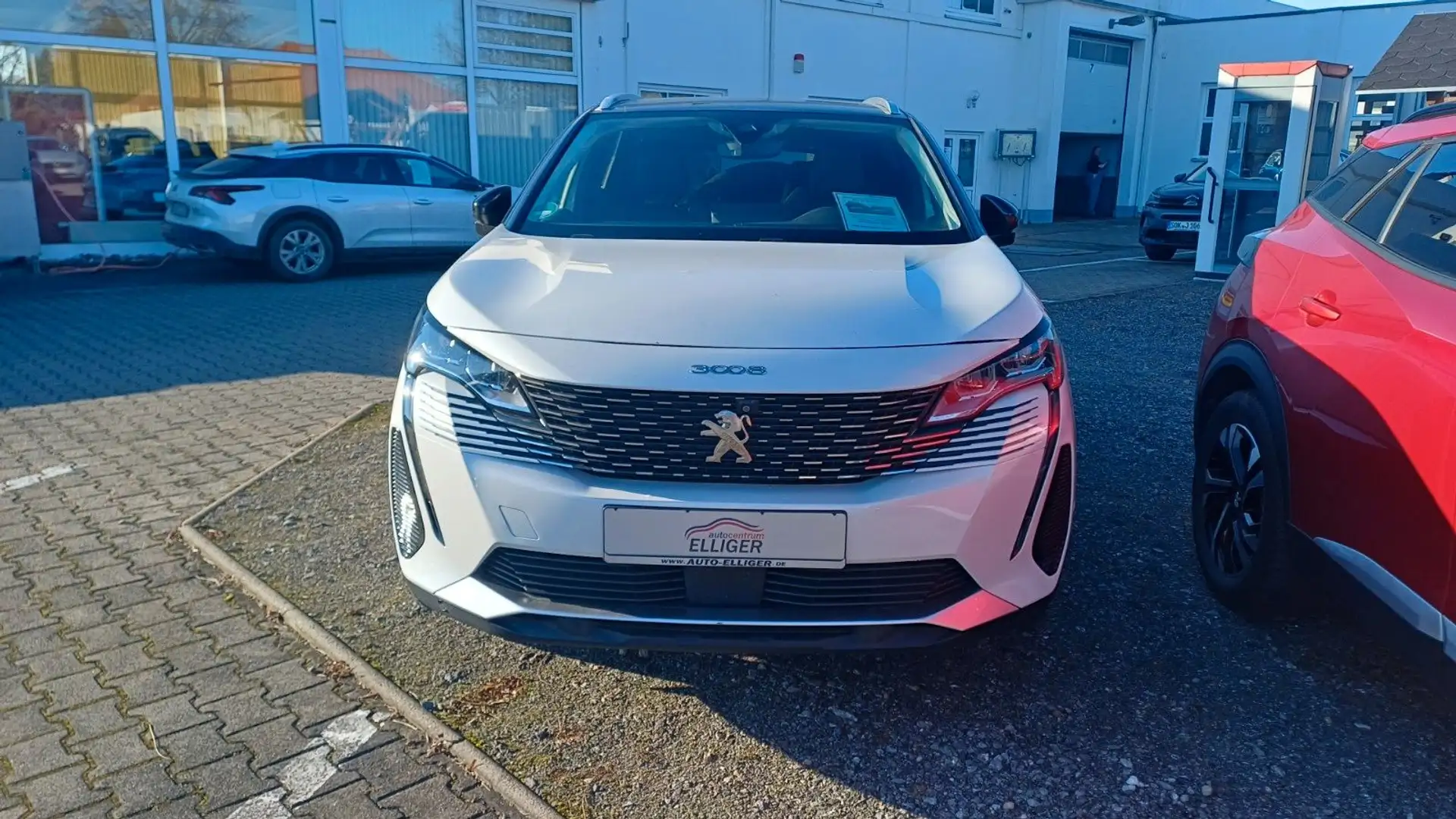 Peugeot 3008 Hybrid 225 Allure Pack Weiß - 1