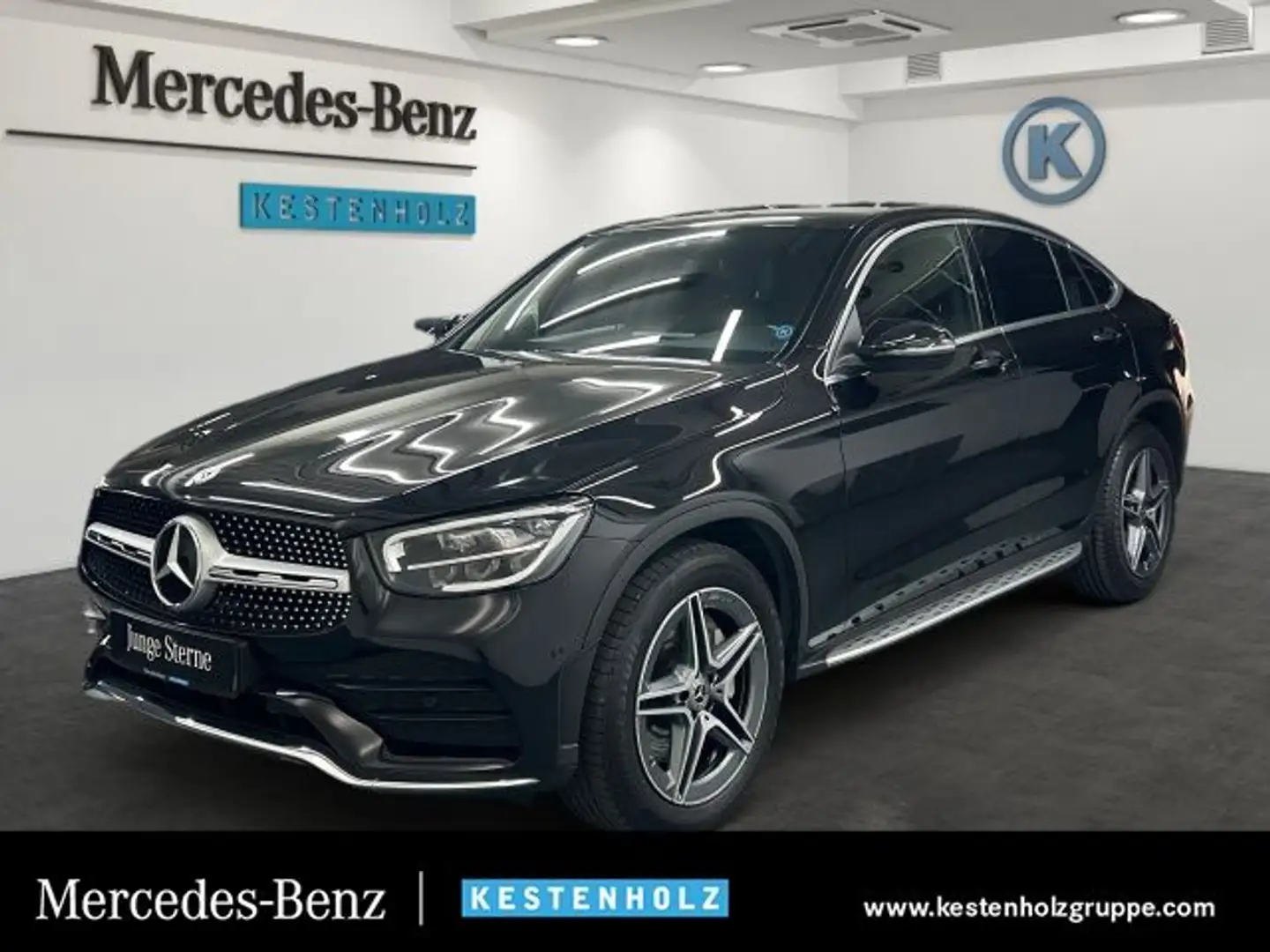 Mercedes-Benz GLC 220 d Cp. 4M AMG LED AHK Kamera Spurhalt-Ass Чорний - 1