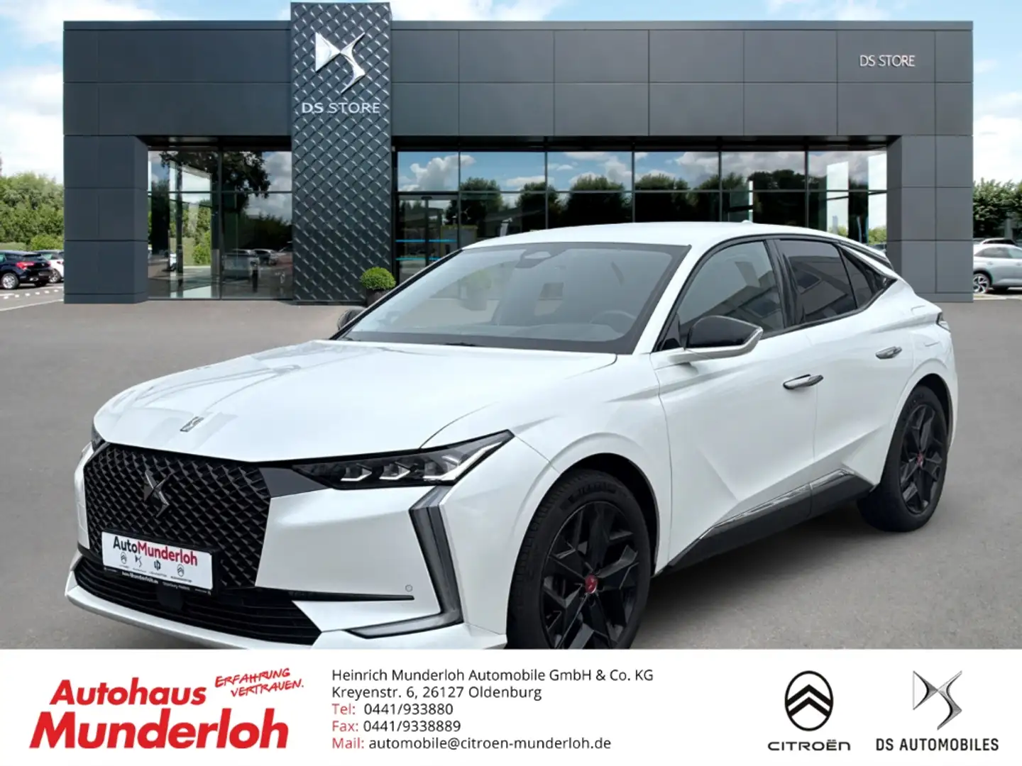 DS Automobiles DS 4 E-Tense 225 Performance Line+   LED-MATRIX SAFTEY- Weiß - 1