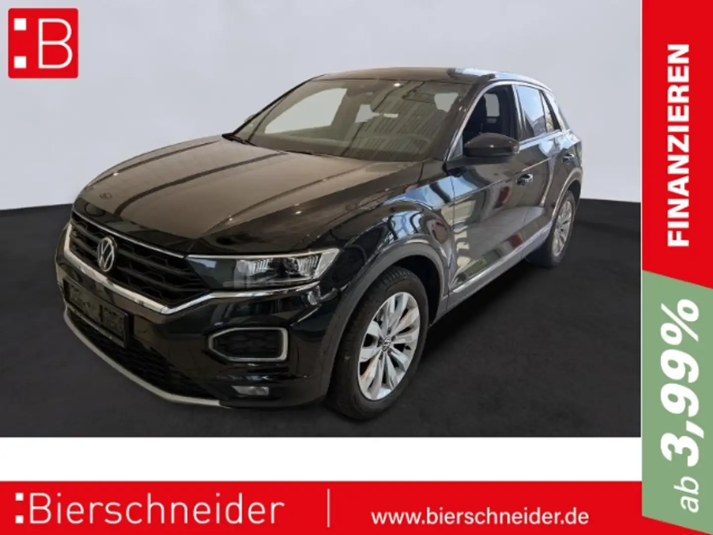 Volkswagen T-Roc 1.5 TSI Sport AHK REAR VIEW ACC LED NAVI Schwarz - 1