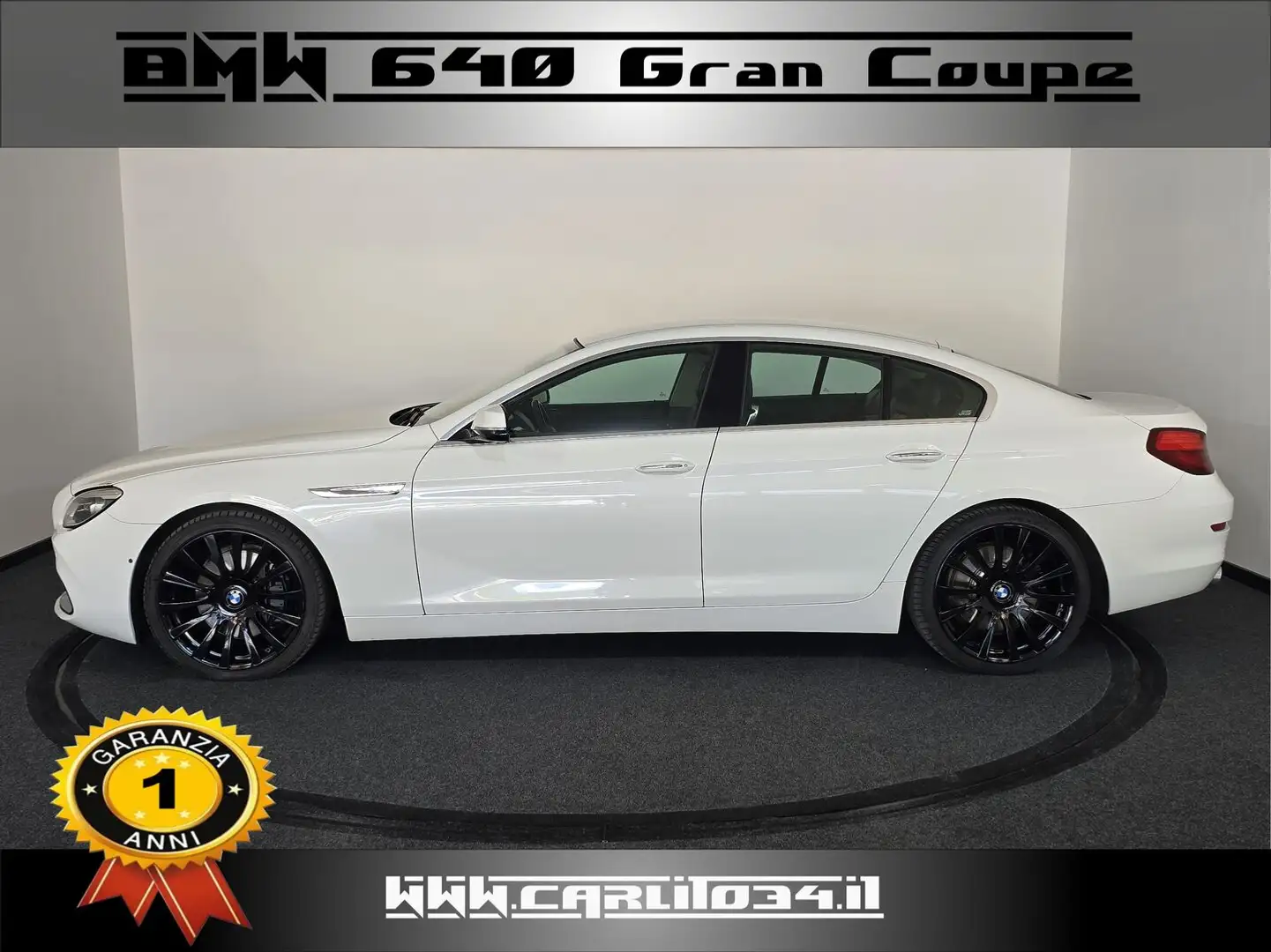 BMW 640 640d Gran Coupe xdrive Luxury auto Weiß - 2