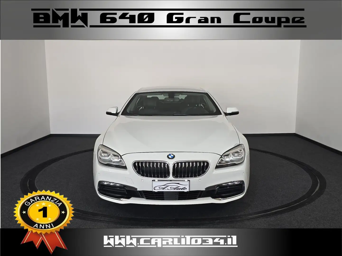 BMW 640 640d Gran Coupe xdrive Luxury auto Weiß - 1