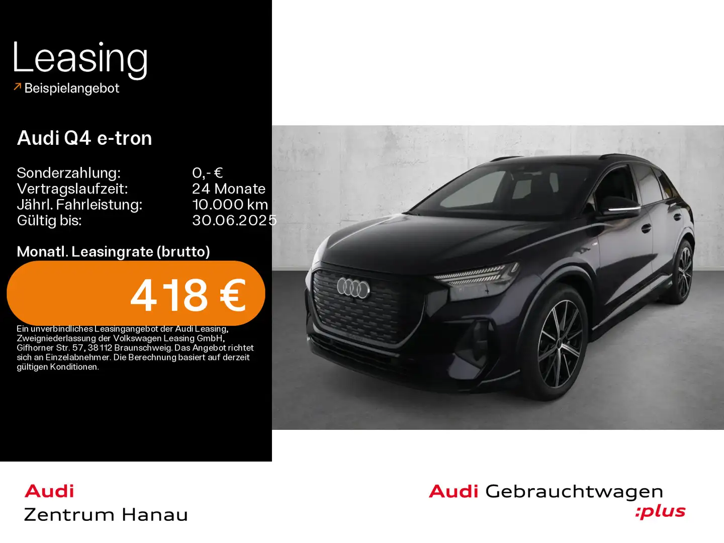 Audi Q4 e-tron 45 quattro S-LINE*NAVI-PLUS*KAMERA*LED Mauve - 1