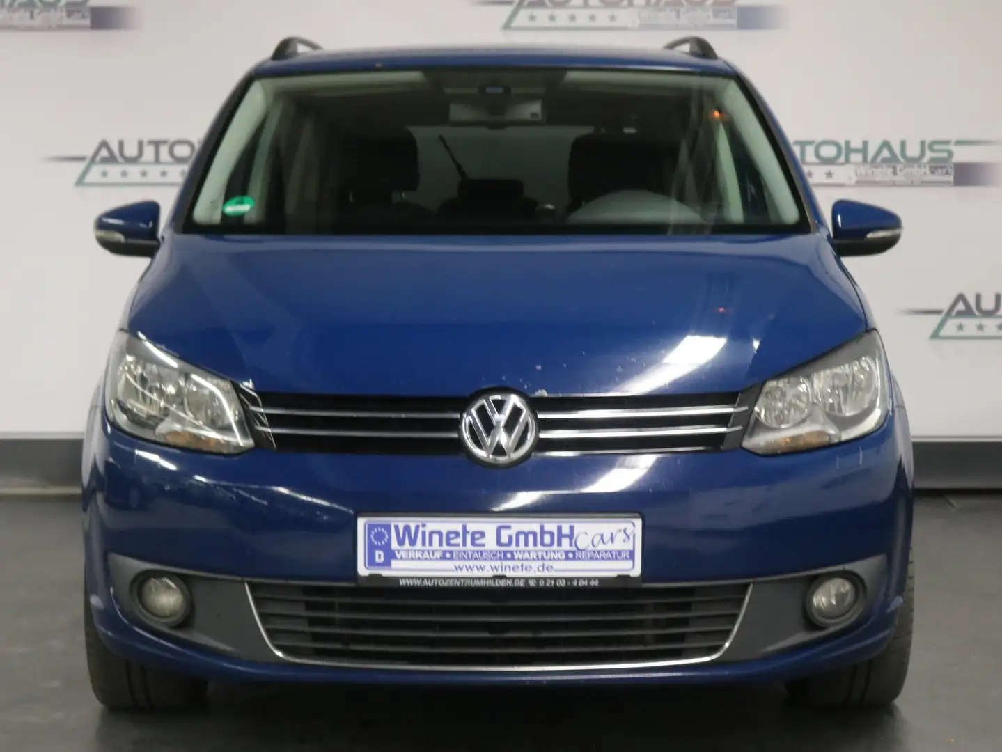 Volkswagen Touran Comfortline 7SITZER*2HAND*SHZ*NAVI*PDC*KLIMAAUT*uv Bleu - 2