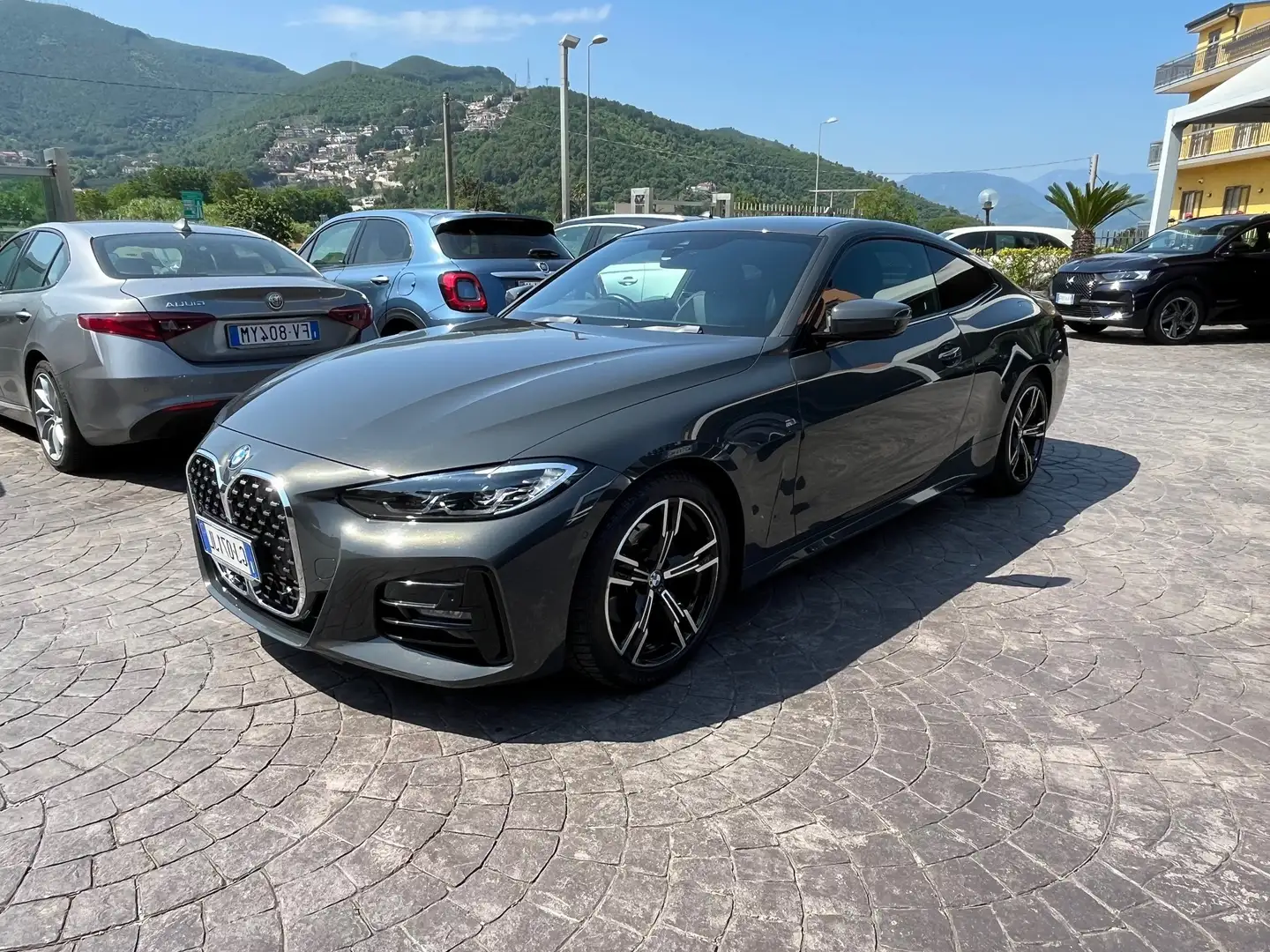 BMW 420 d Coupe mhev 48V Msport auto Grigio - 2
