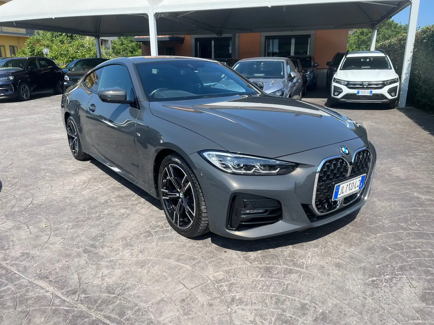 BMW 420 d Coupe mhev 48V Msport auto Grigio - 1