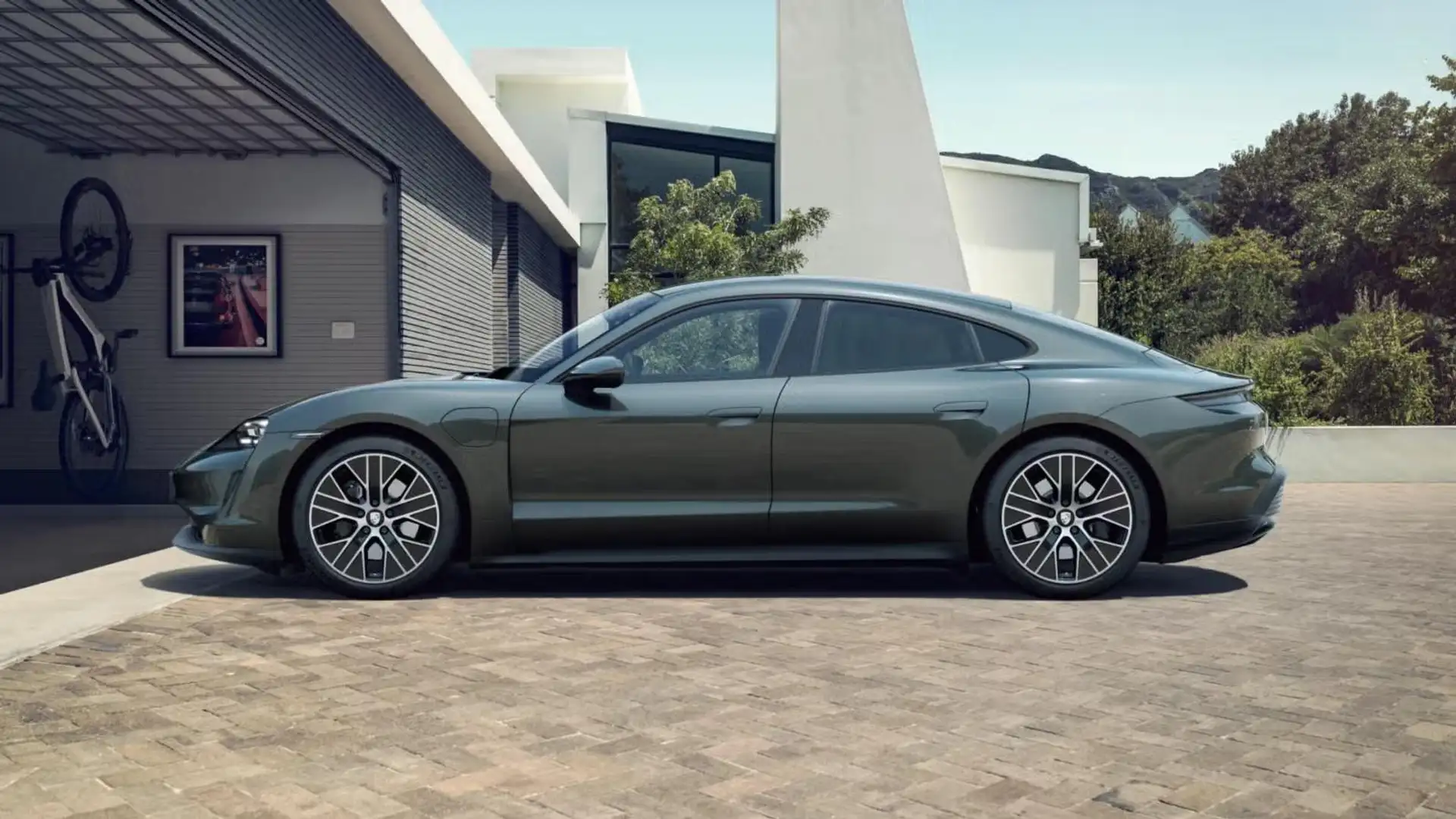 Porsche Taycan Grijs - 2