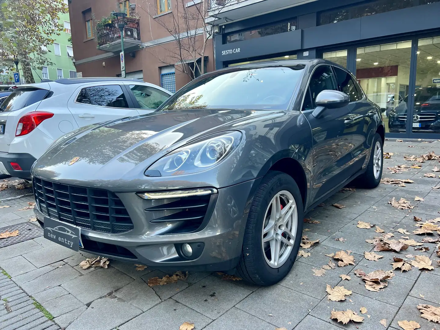Porsche Macan Macan I 2014 3.0d S 250cv pdk UNICO PRPRIETARIO Grigio - 1