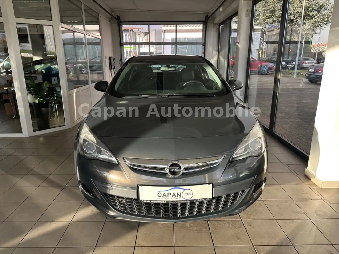 Opel Astra J GTC Basis Scheckheft/Navi/Leder/EURO5 Gris - 2