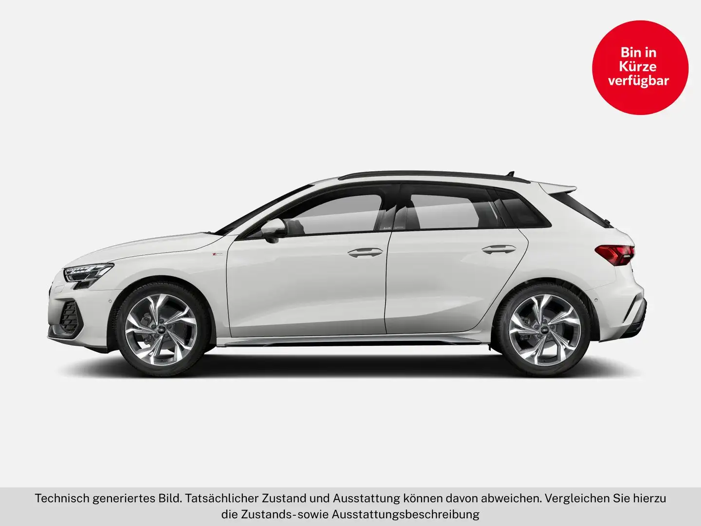 Audi A3 35 TFSI S line Weiß - 2