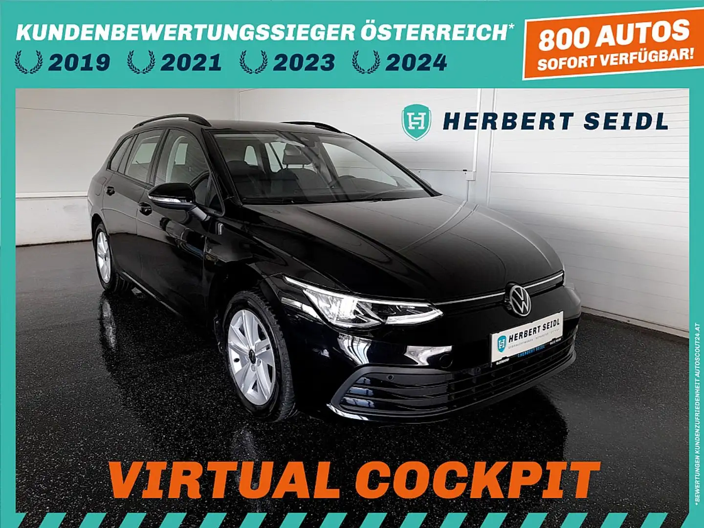 Volkswagen Golf Variant Golf VIII Variant Life 2,0 TDI DSG *HARMAN KARD... Schwarz - 1