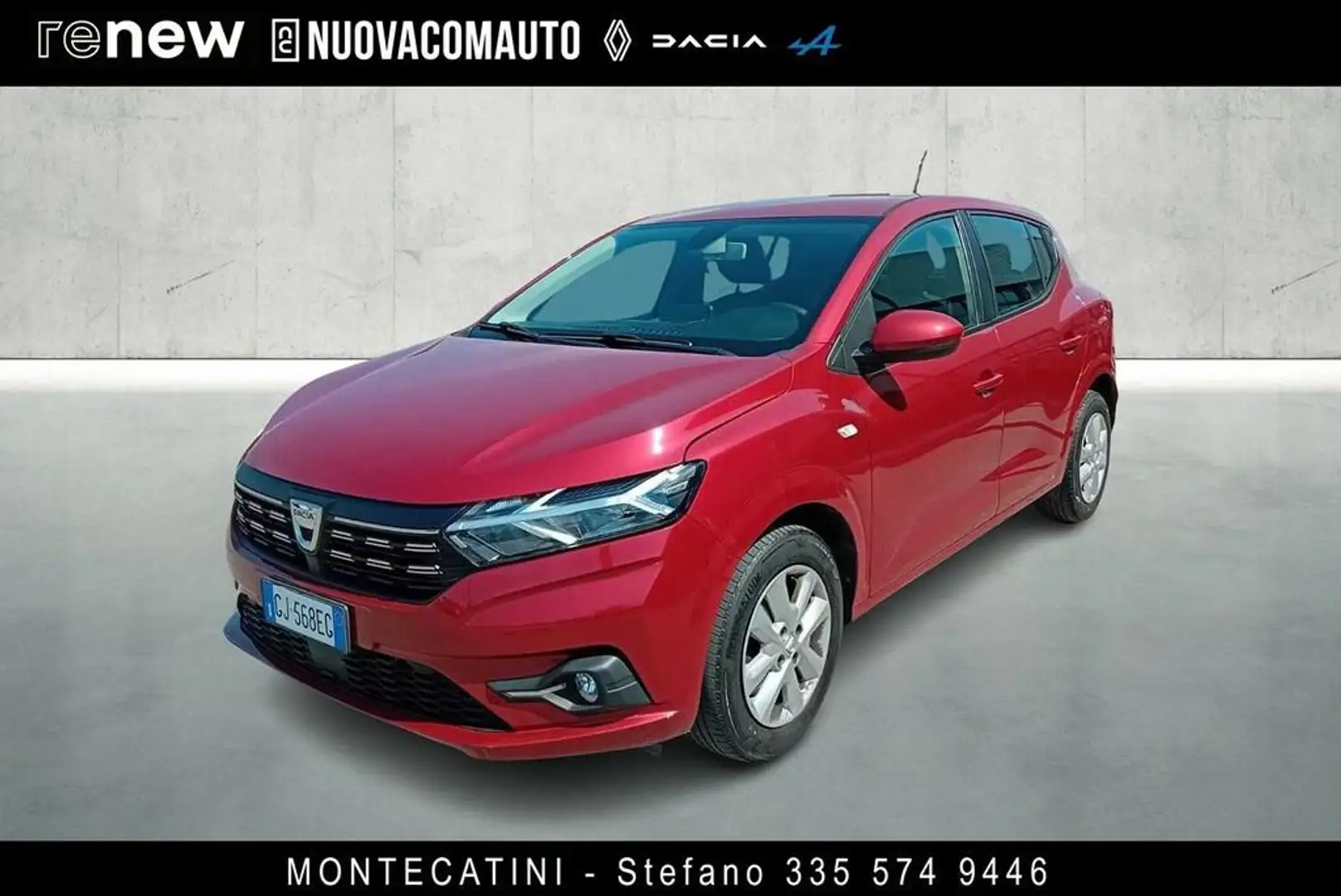 Dacia Sandero Streetway 1.0 sce Comfort SL DaciaPlus 65cv Rosso - 1