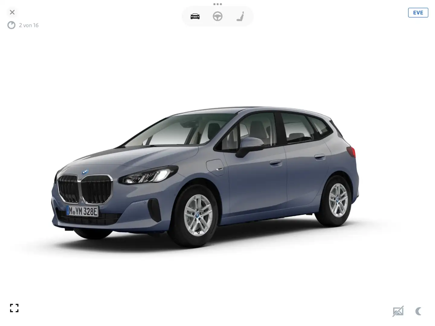BMW 225 e xDrive Active Tourer Grau - 1