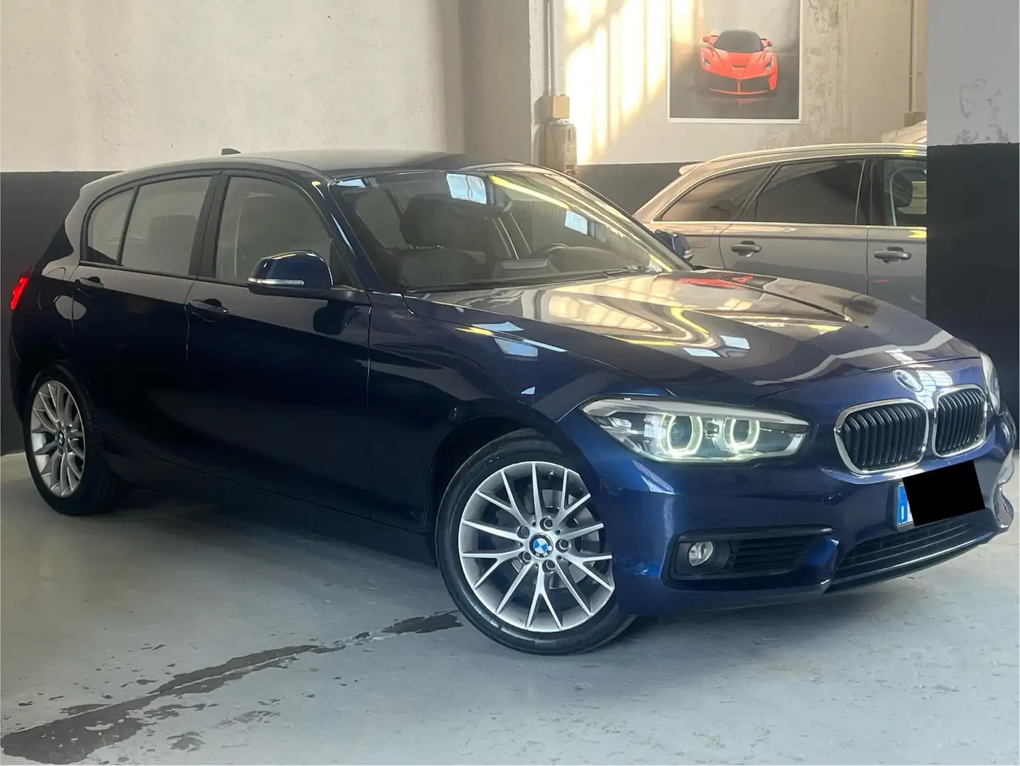BMW 118 118d 5p Sport auto Bleu - 1
