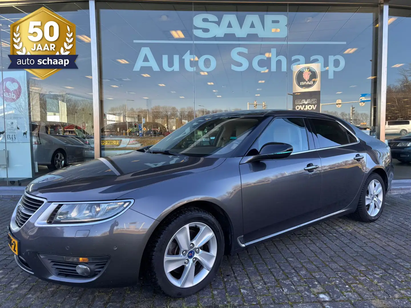 Saab 9-5 2.0 TiD Vector Exklusiv Automaat | Rijklaar | Park Gris - 1
