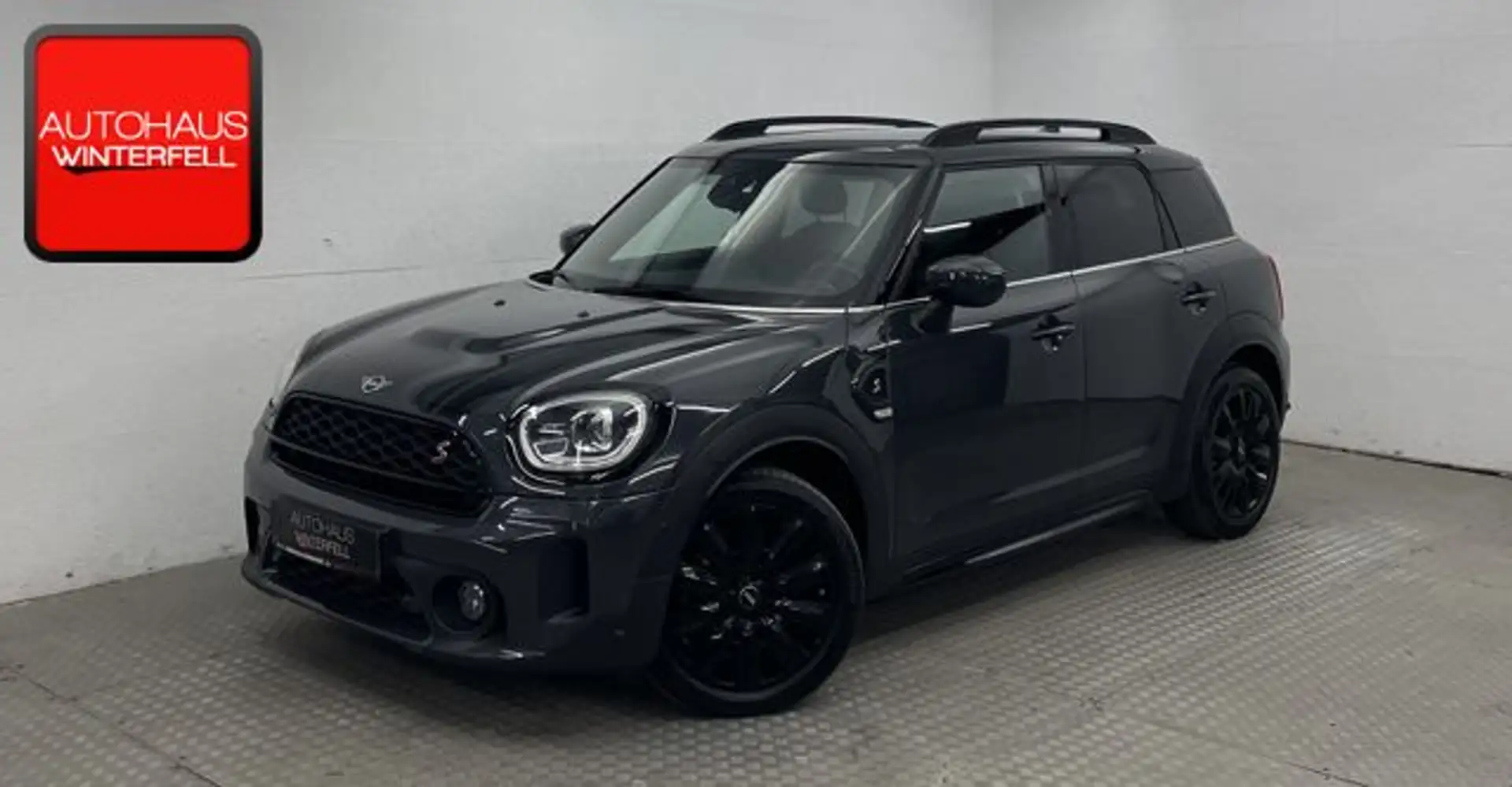 MINI Cooper SD Countryman PIANO BLACK AHK+HUD+KEYLESS Gris - 1