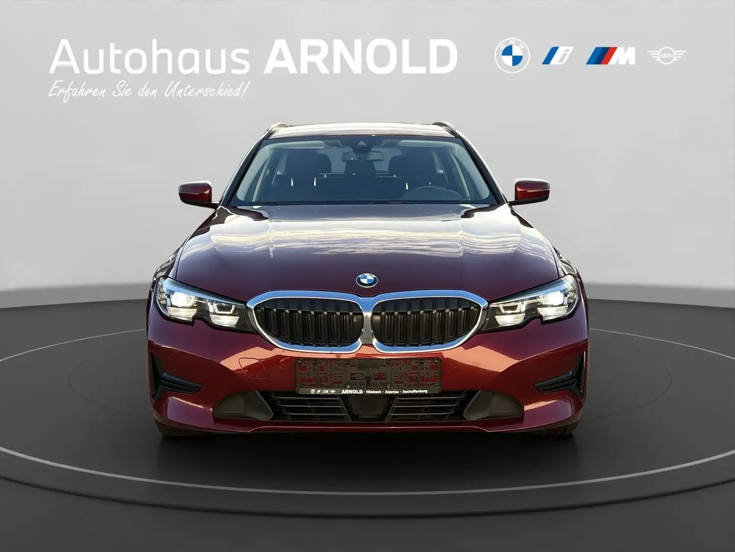 BMW 320 d Touring Klimaauto. Parking Assist. Tempomat Sitz Rood - 2