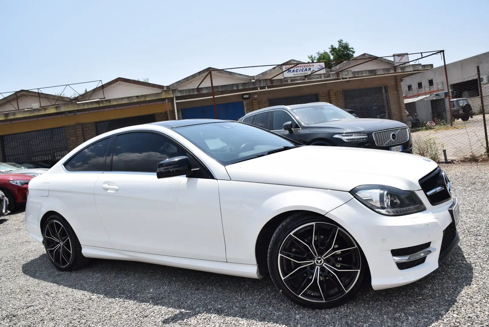 Mercedes-Benz C 220 CDI 170CV COUPE AUTOM. TETTO SENSORI NAVI CRUISE Bianco - 1