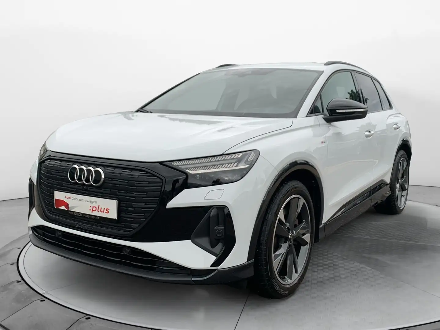 Audi Q4 e-tron 40 S-Line 2x, Matrix, AHK, HUD, ACC, R Weiß - 2